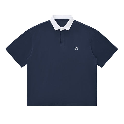 Diamond Contrast Polo Shirt