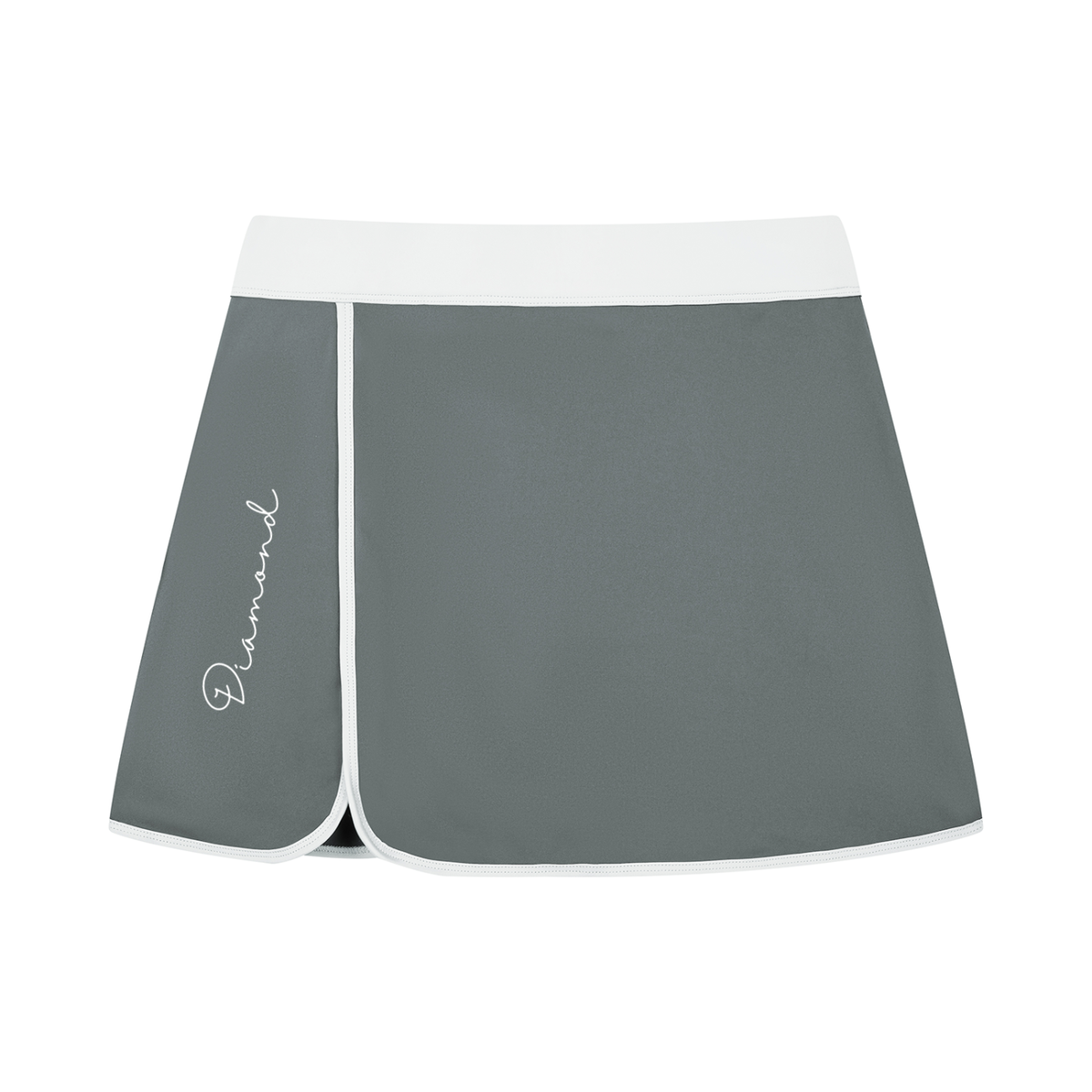 Diamond Color Block A-Line Skort