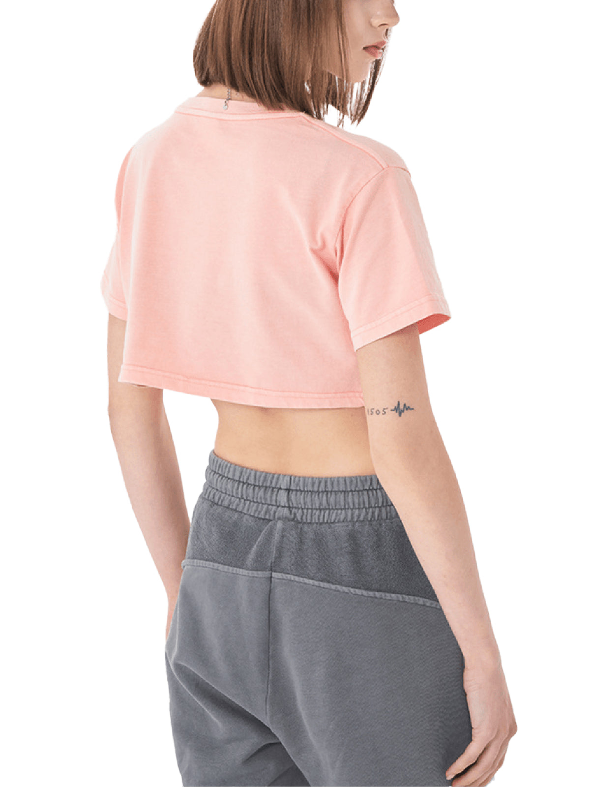 Graphic Washed Crop Top