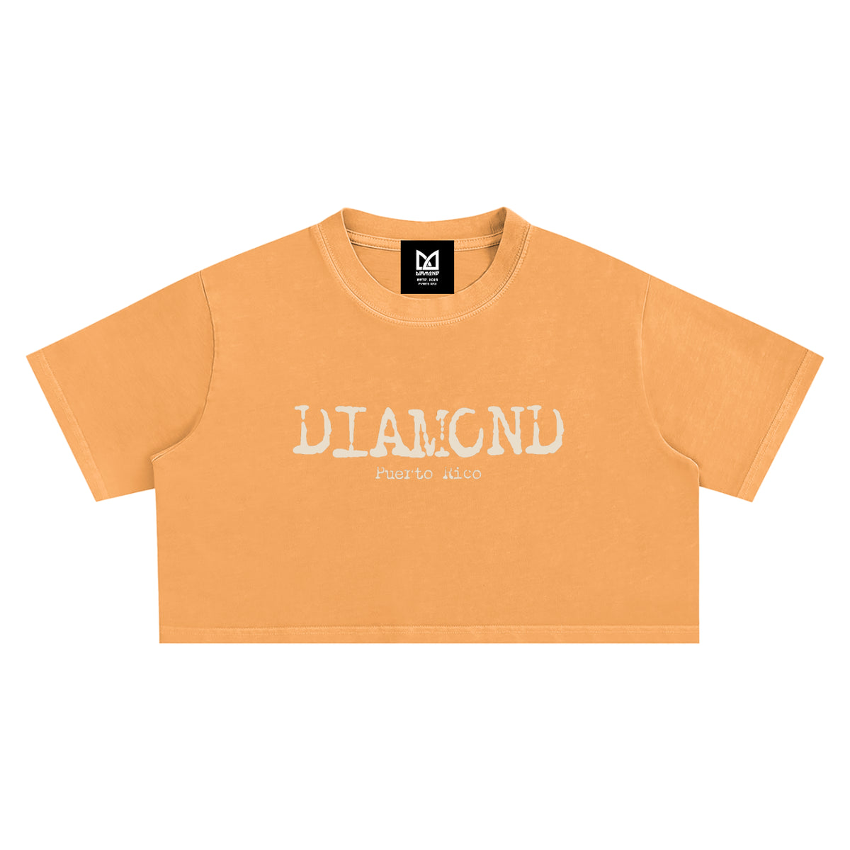 Graphic Washed Crop Top