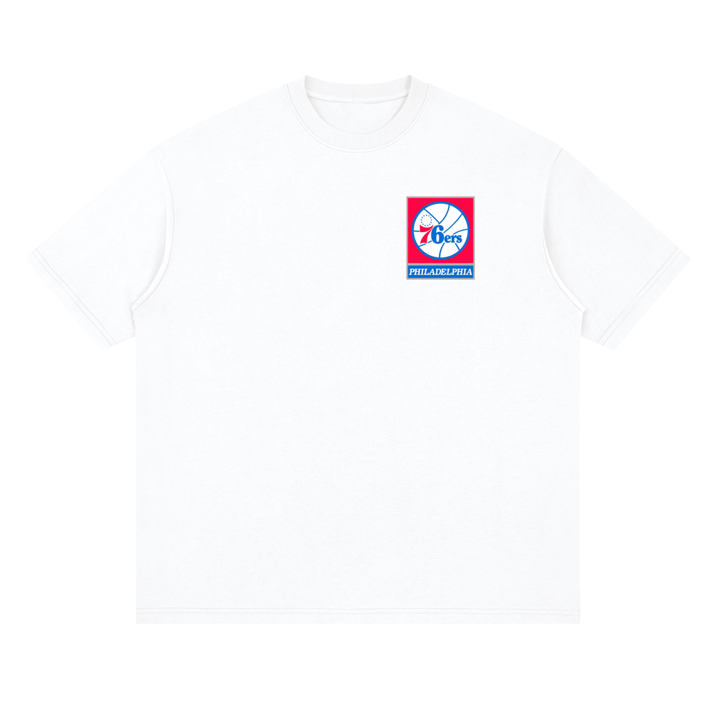 Lebron James "Year 24” Sixers Streetwear Loose Drop Shoulder T-Shirt