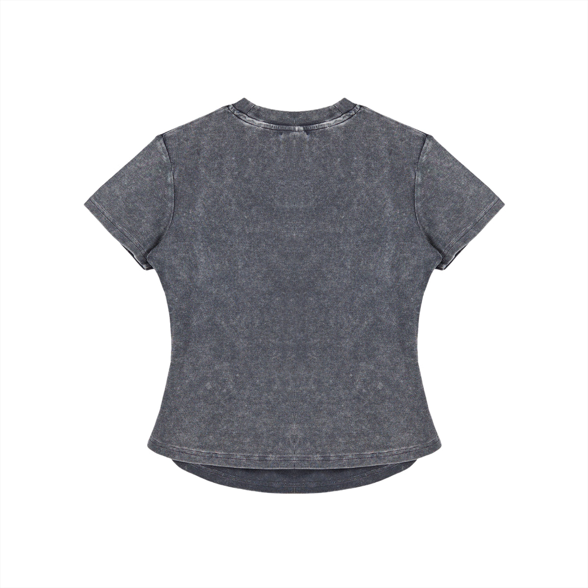 Vintage Washed Bodycon Cotton T-Shirt