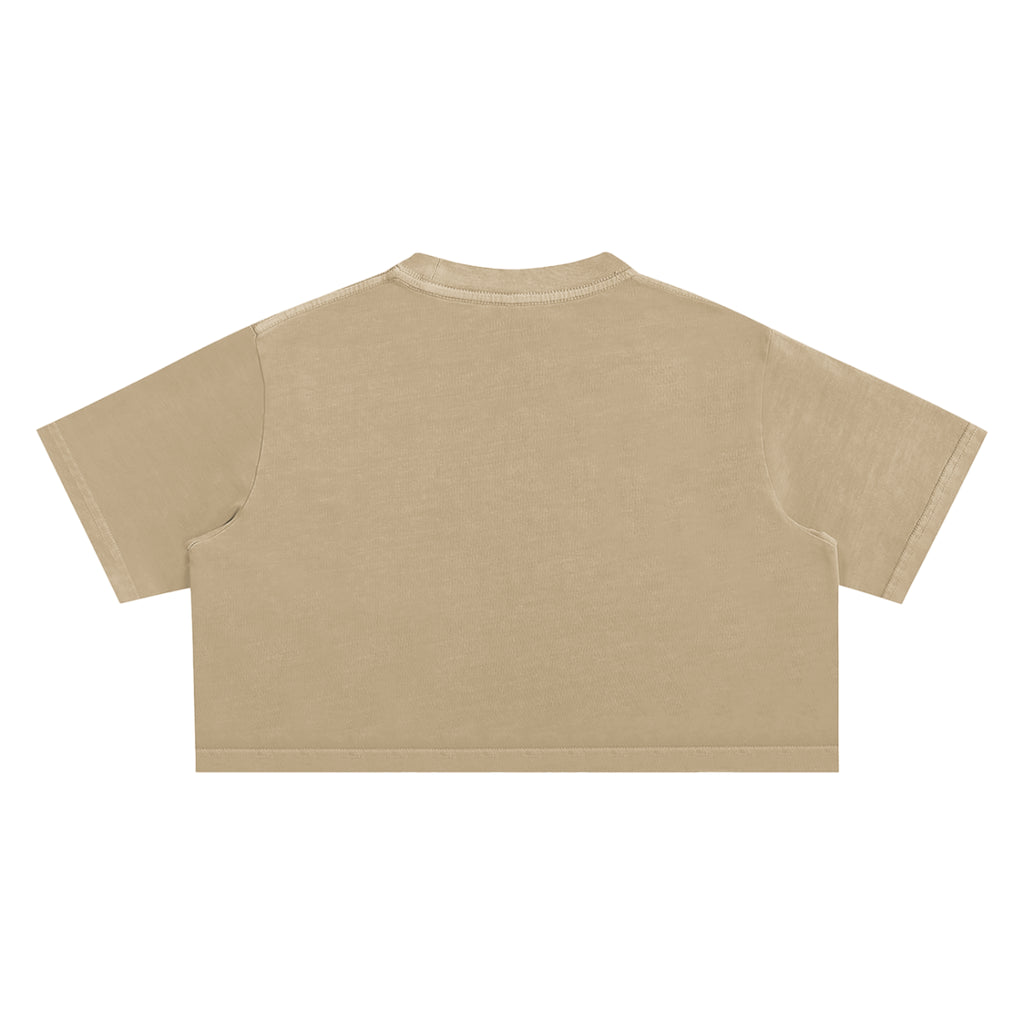 Graphic Washed Crop Top