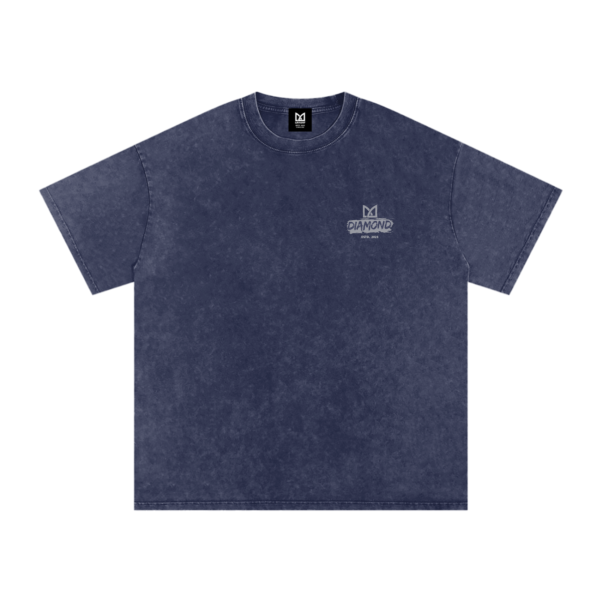Washed Oversized Cotton T-Shirt "Hiram Bithorn"