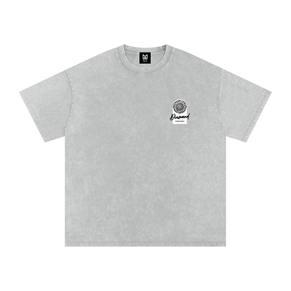Diamond Wave 250g Washed Loose Cotton T-Shirt