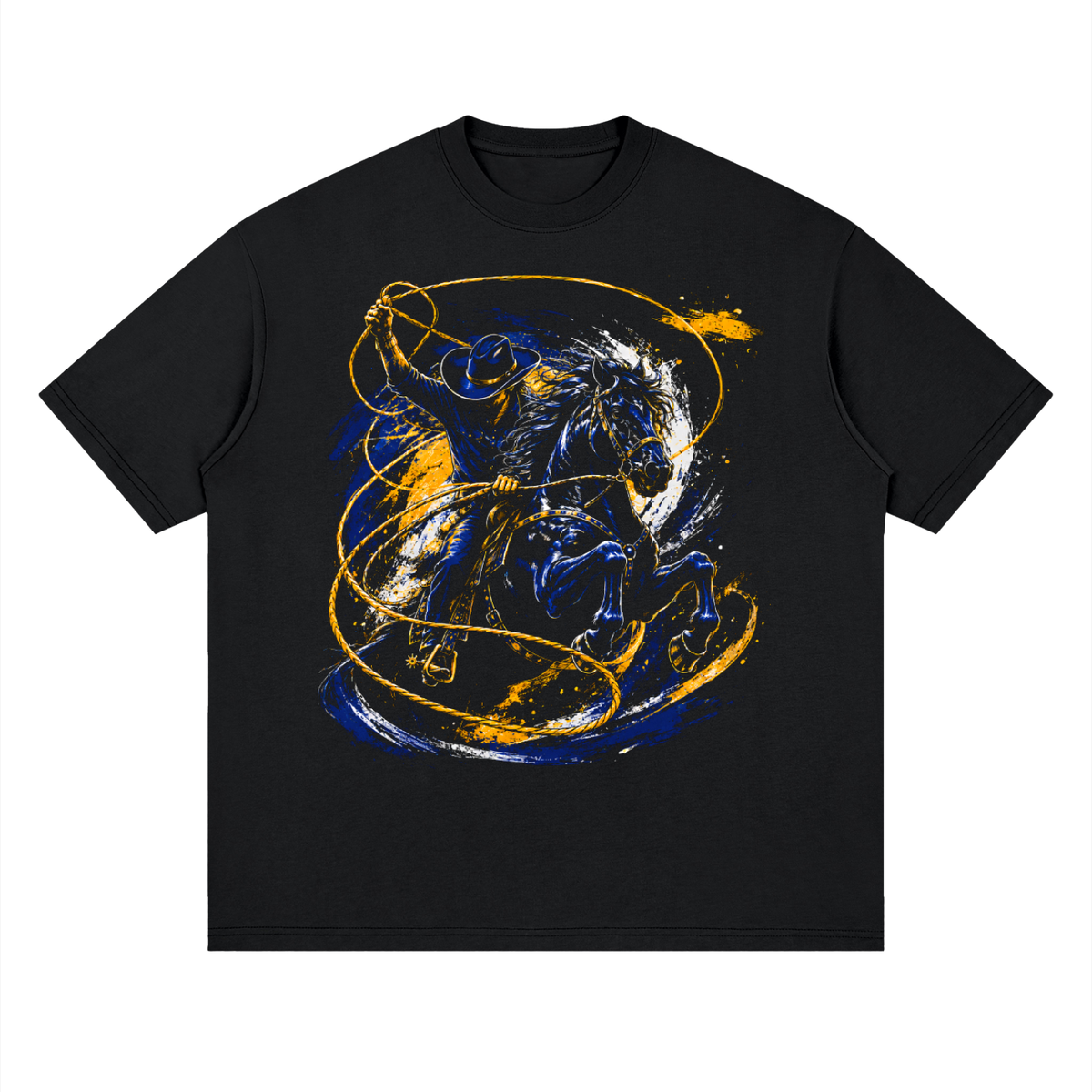 Vaqueros de Bayamón Streetwear Loose Drop Shoulder T-Shirt