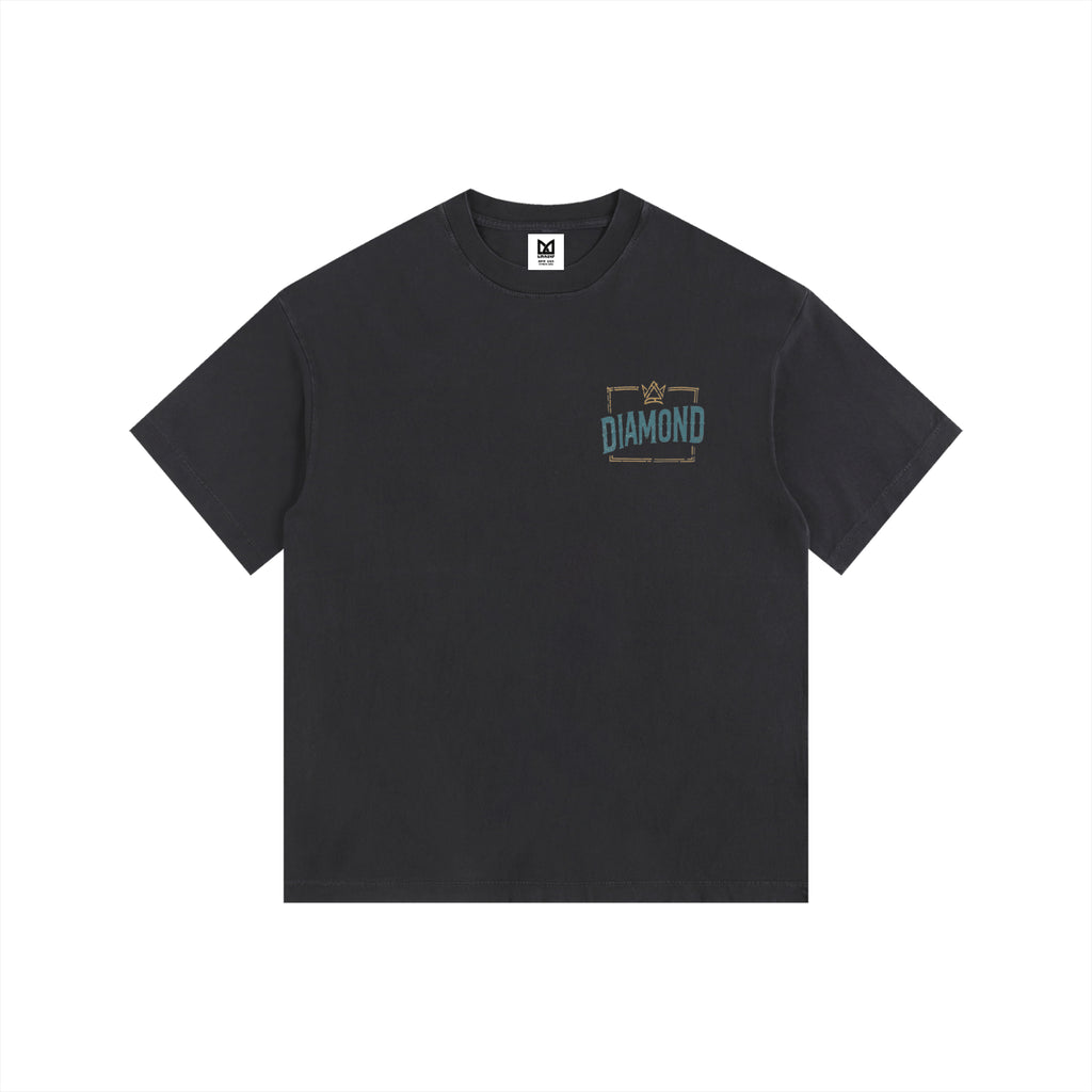 Vintage Washed Oversized Cotton T-Shirt "CRAFTING GREATNESS"
