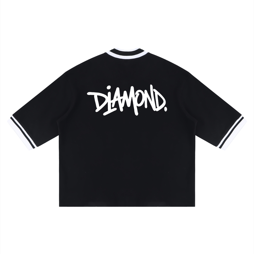 DMD Diamond Unisex Boxy Heavyweight Baseball Jersey