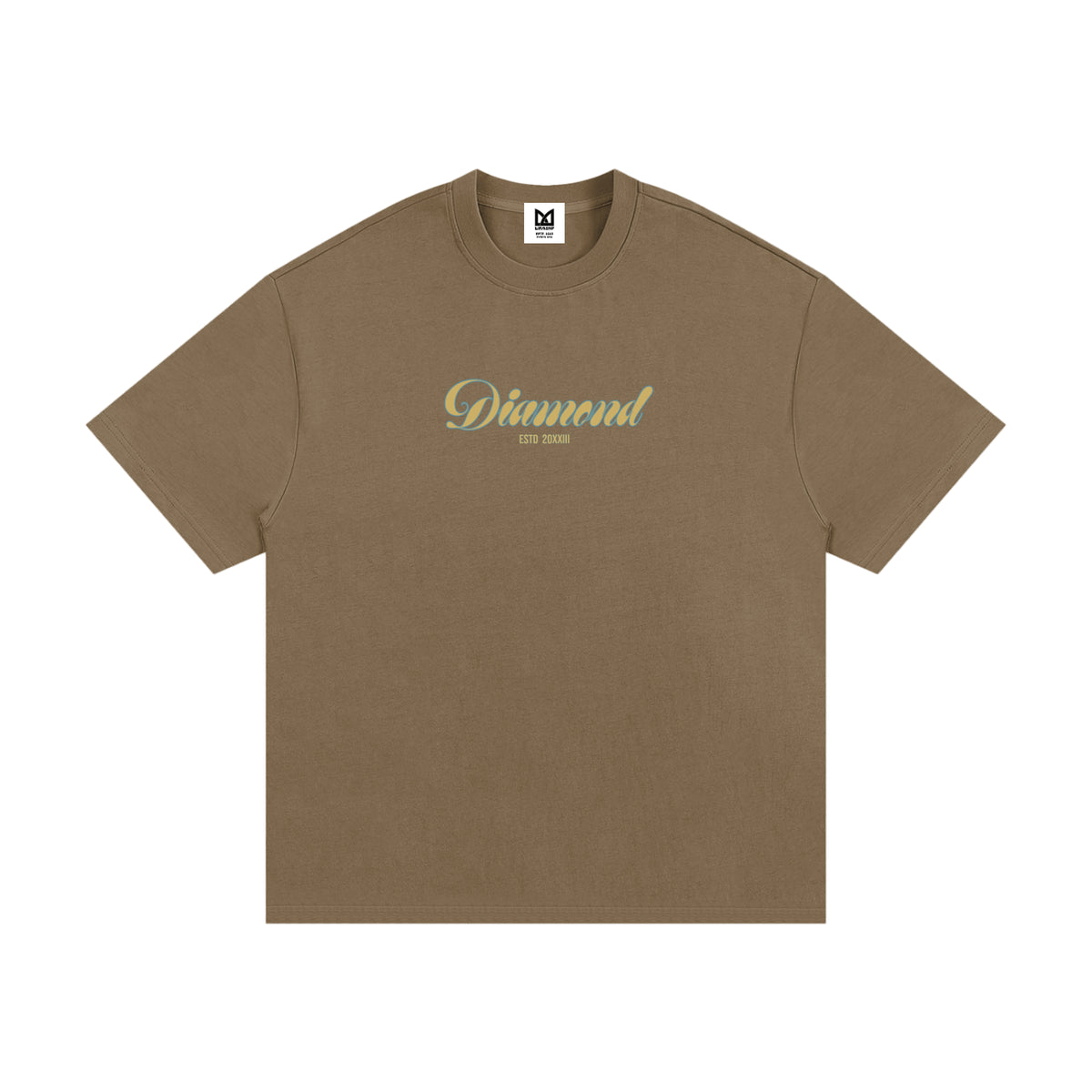 "World Wide Wave" Oversized Heavyweight Loose Cotton T-Shirt