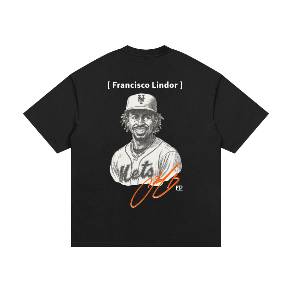 Francisco Lindor 330g Heavyweight Cotton T-Shirt