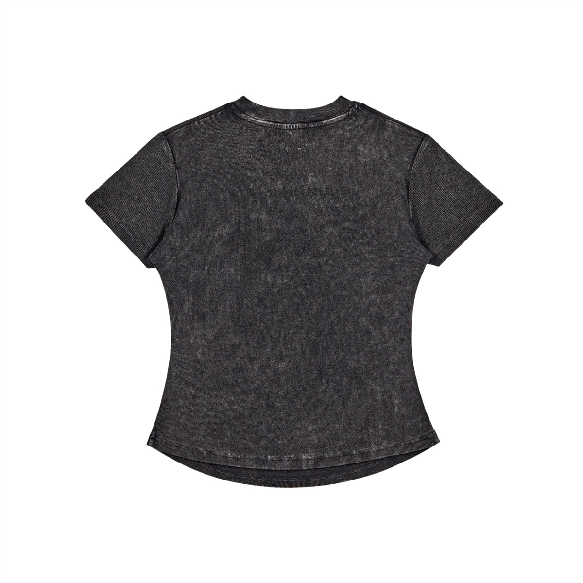 Vintage Washed Bodycon Cotton T-Shirt
