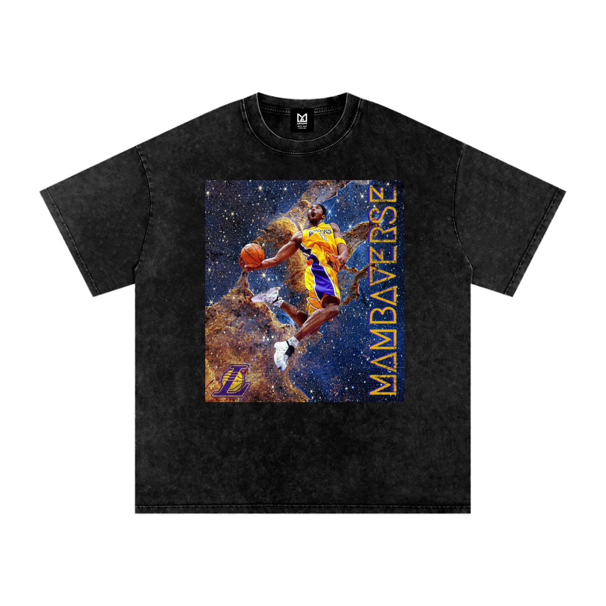 Kobe Bryant Acid Wash Oversize T-Shirt - 250 G