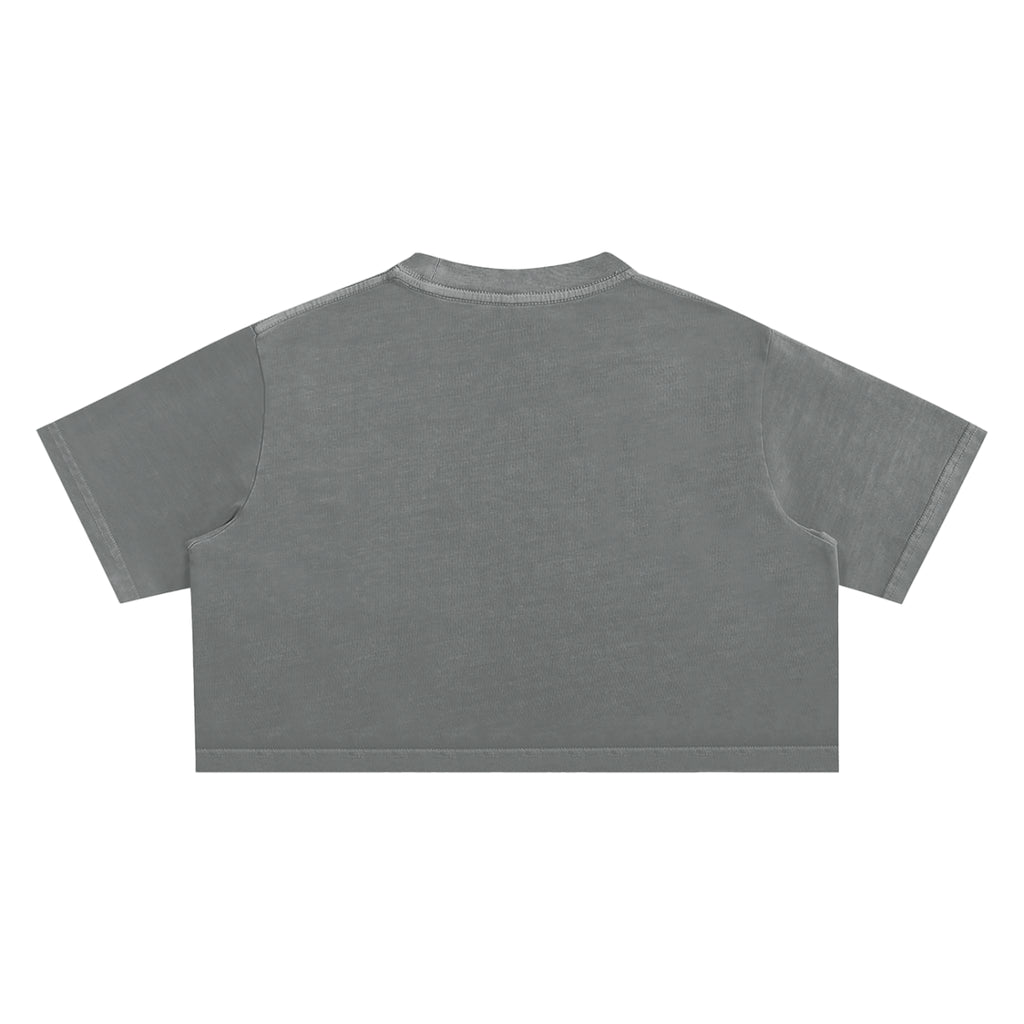 Graphic Washed Crop Top