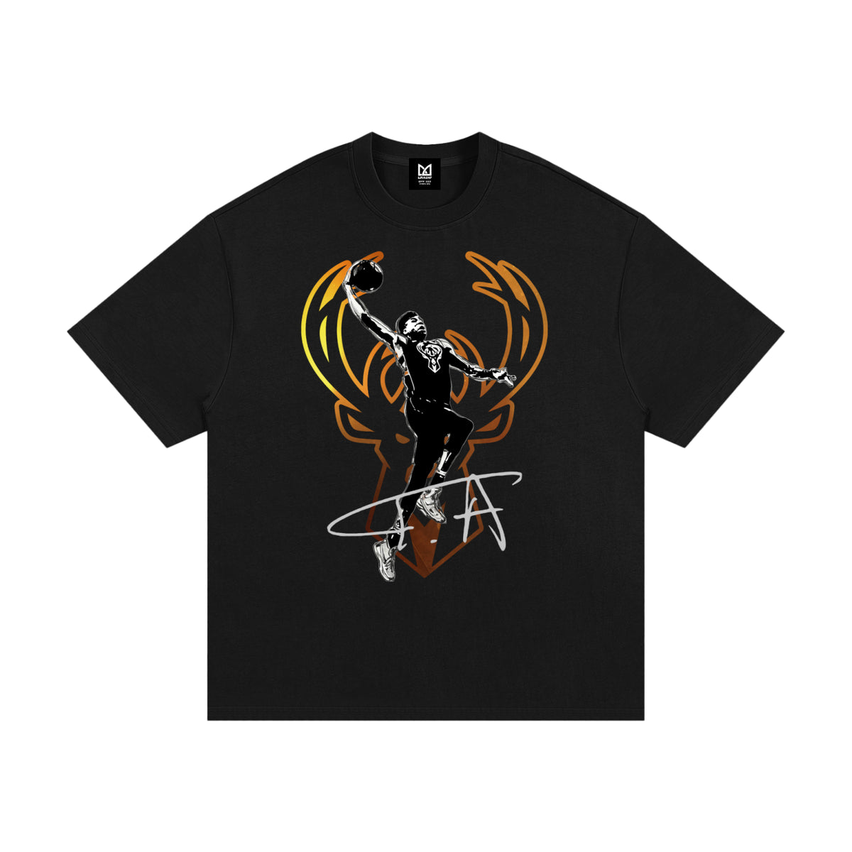 Giannis Loose Heavyweight Cotton T-Shirt