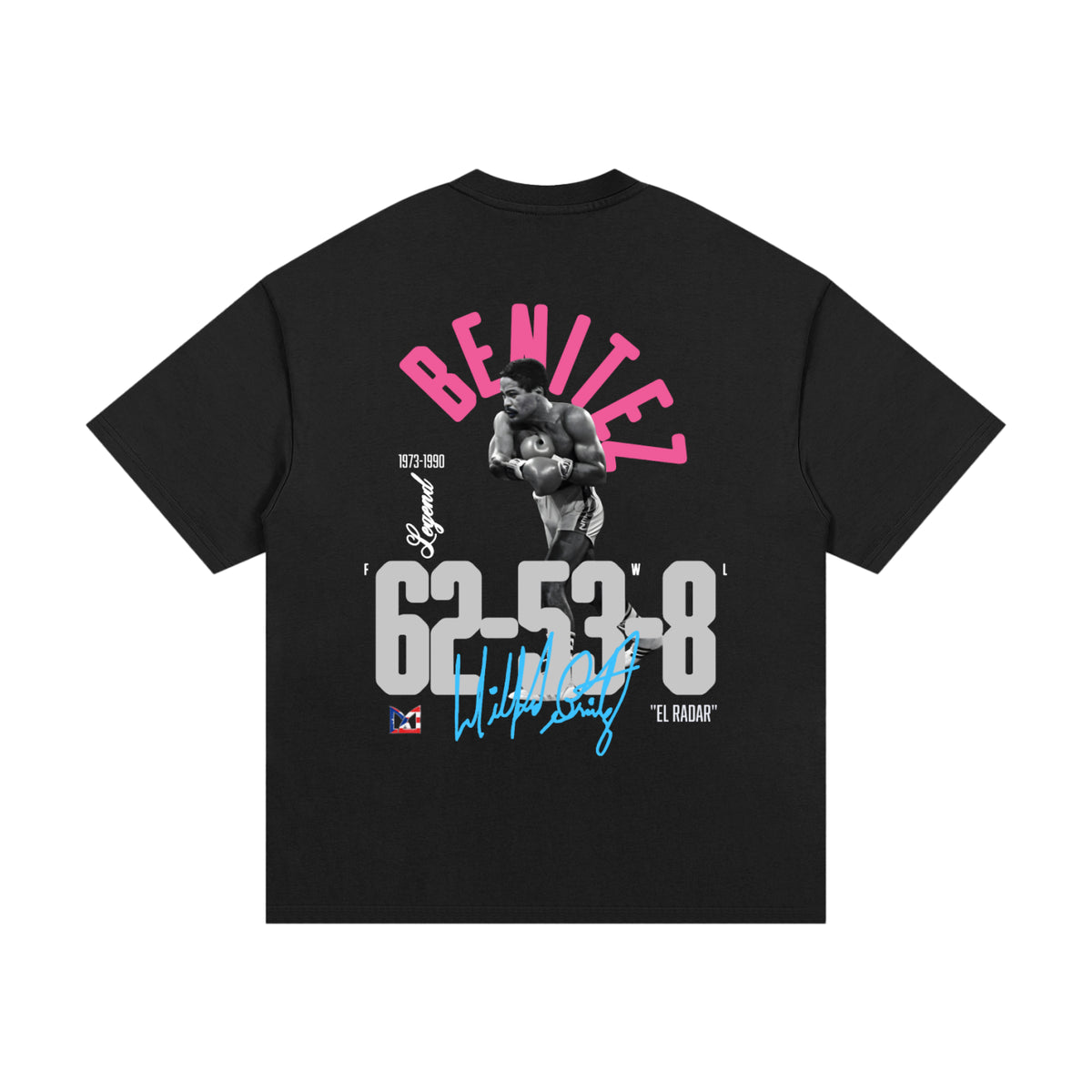 Wilfredo Benitez Oversized Heavyweight Cotton T-Shirt