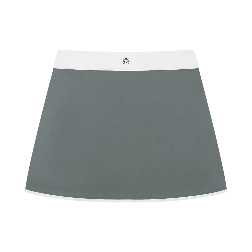 Diamond Color Block A-Line Skort