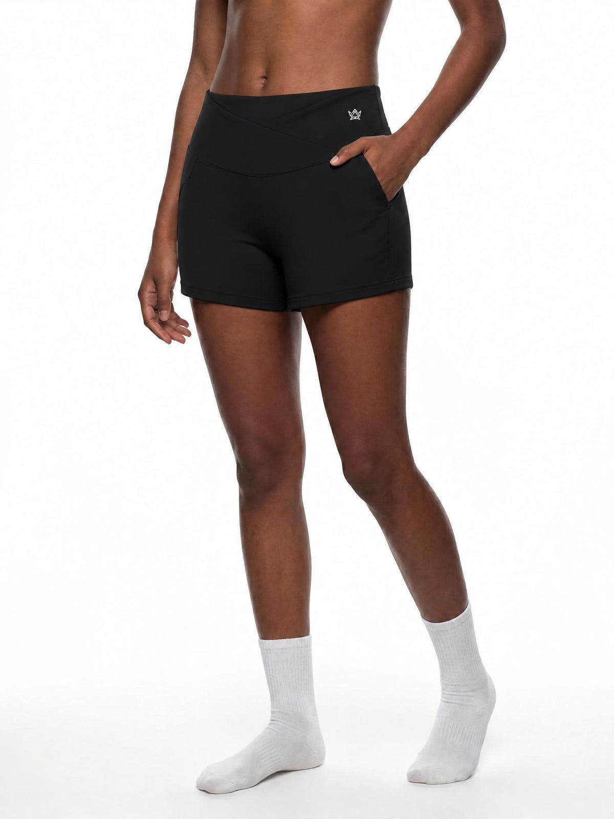 Women’s High Rise Pocket Yoga Shorts
