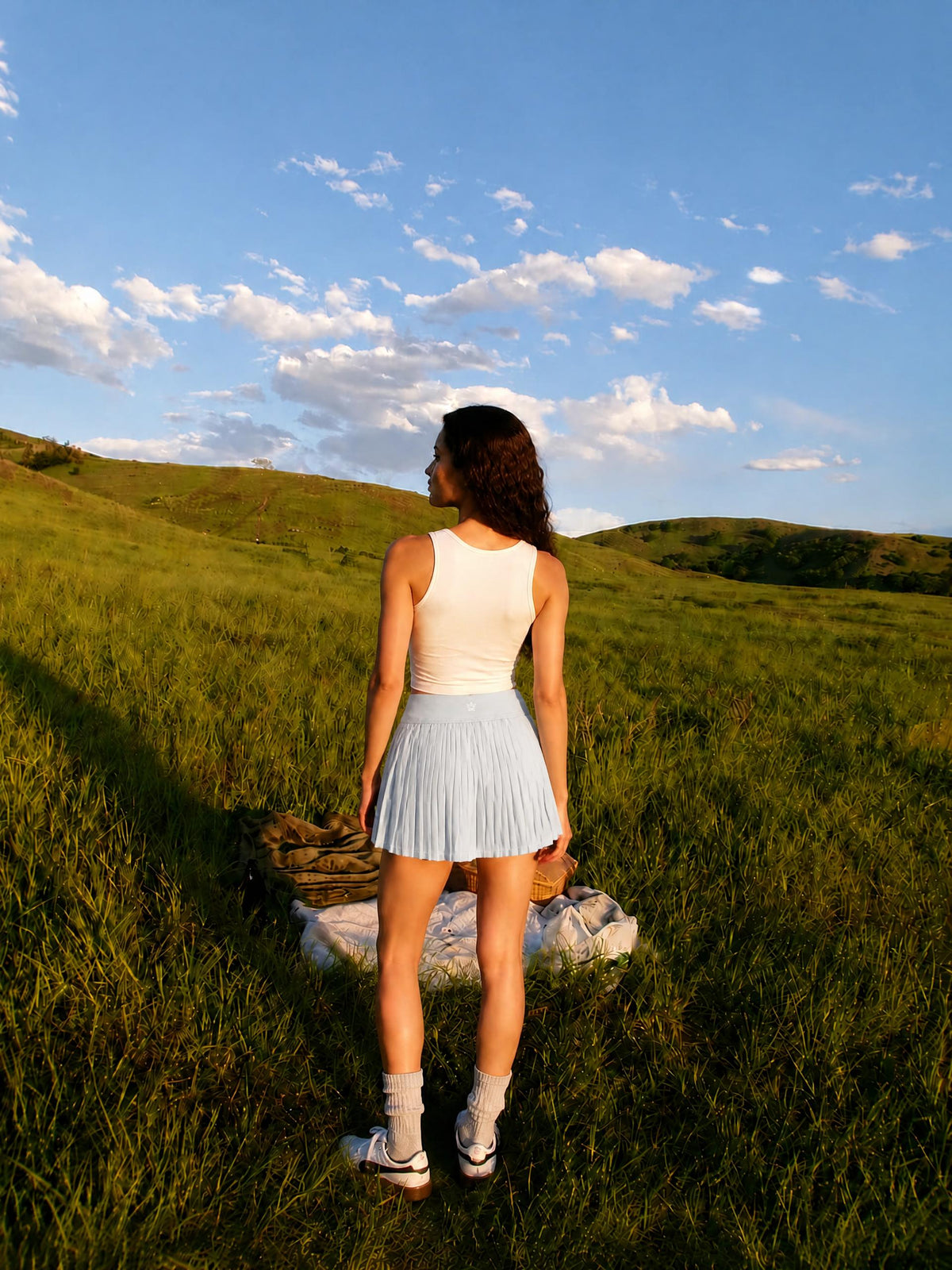 Women's Pleated Yoga Skort