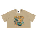 Graphic Washed Crop Top