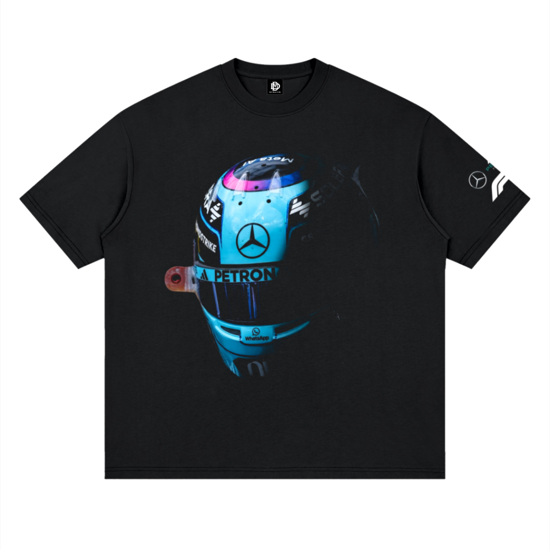 G. Russell Helmet Loose Drop Shoulder T-Shirt