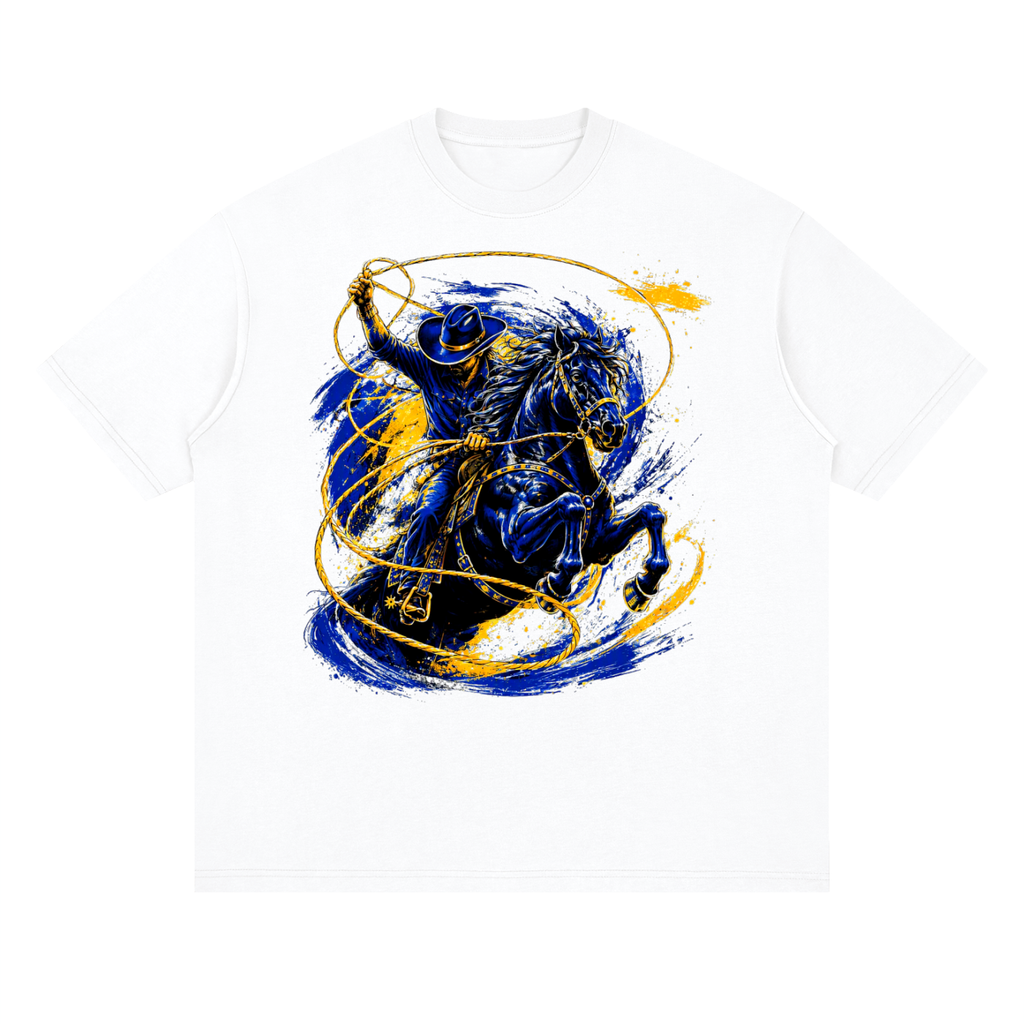 Vaqueros de Bayamón Streetwear Loose Drop Shoulder T-Shirt