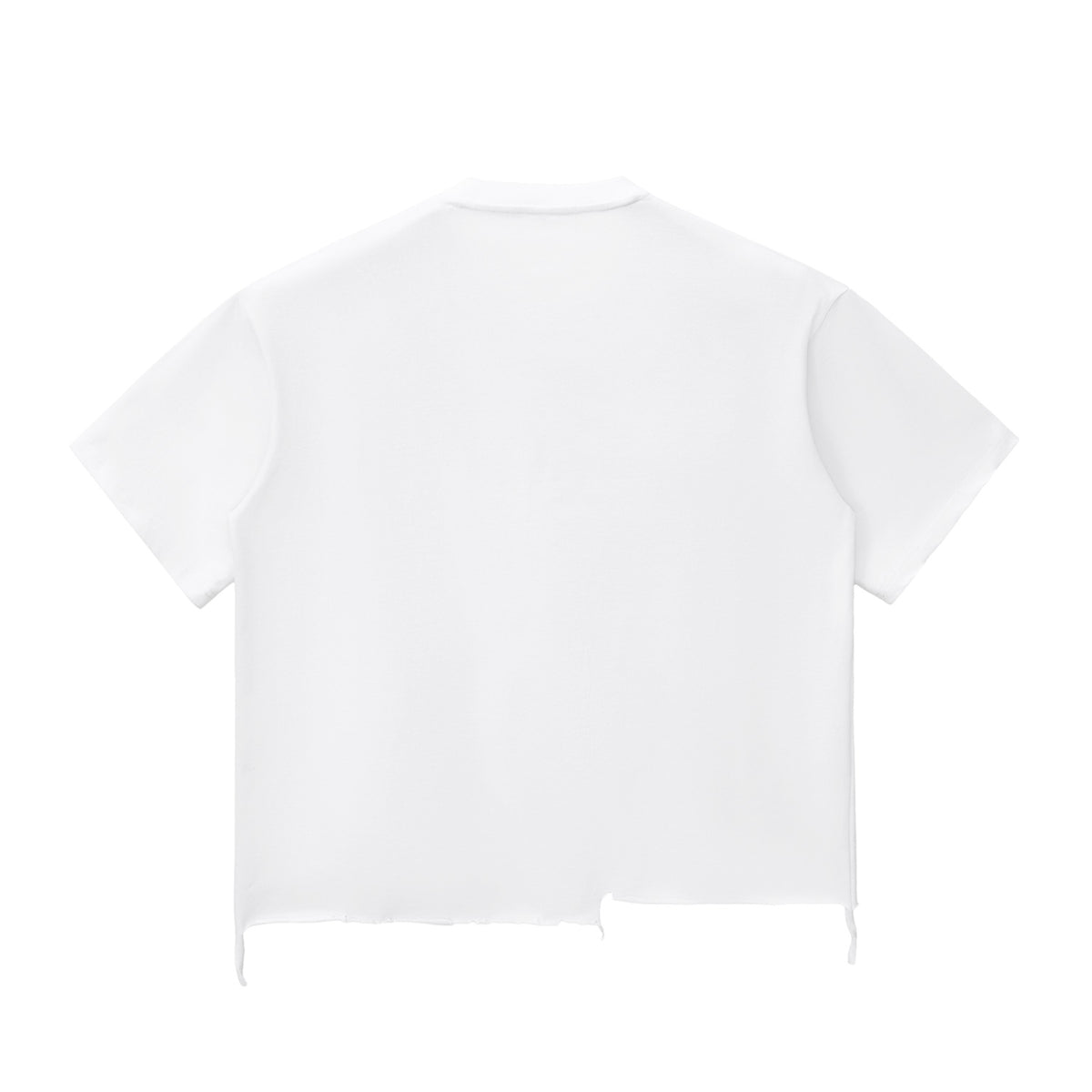 Diamond Snow Wash Raw-Hem Boxy T-shirt