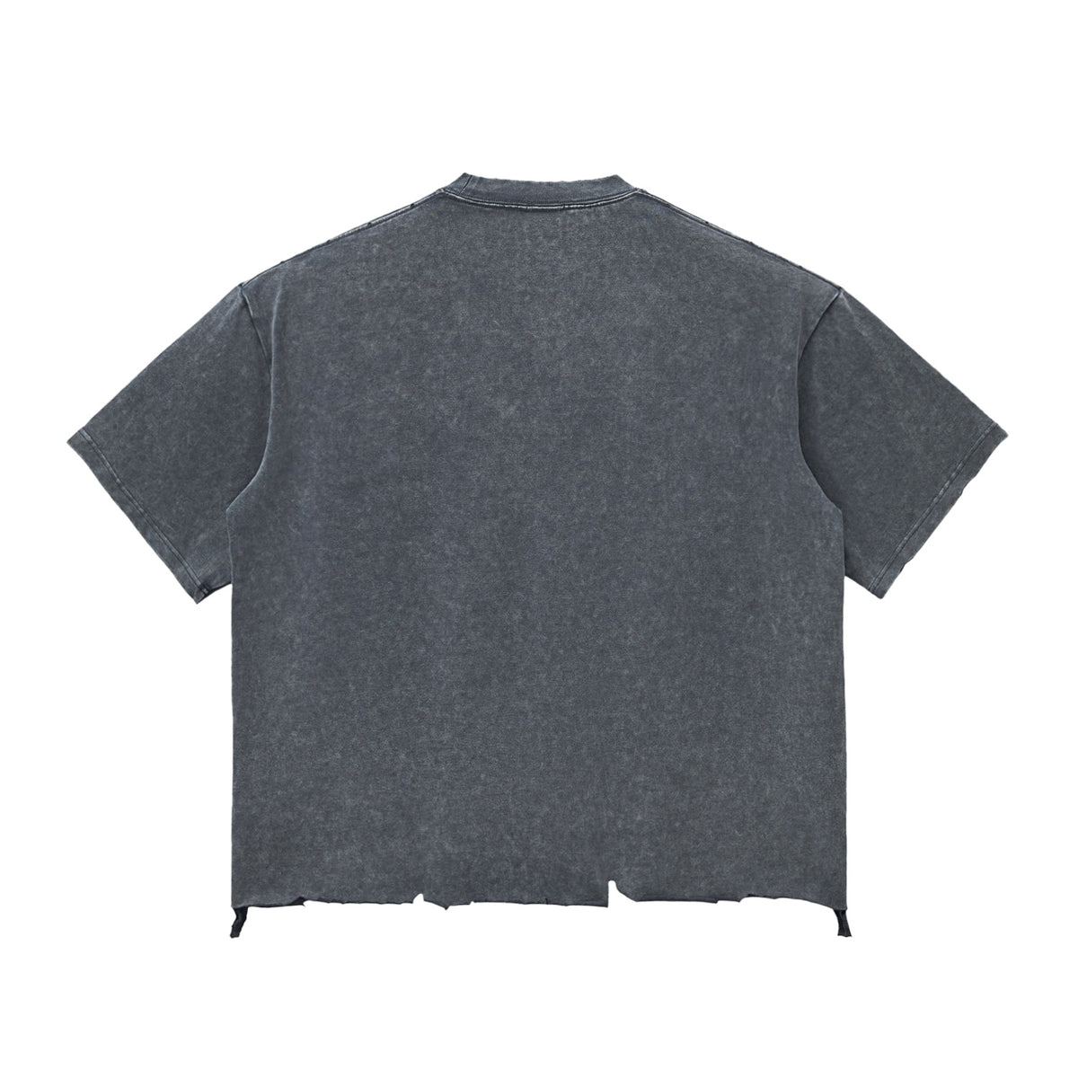 Diamond Oversized Washed Raw-Hem Boxy 340g T-shirt