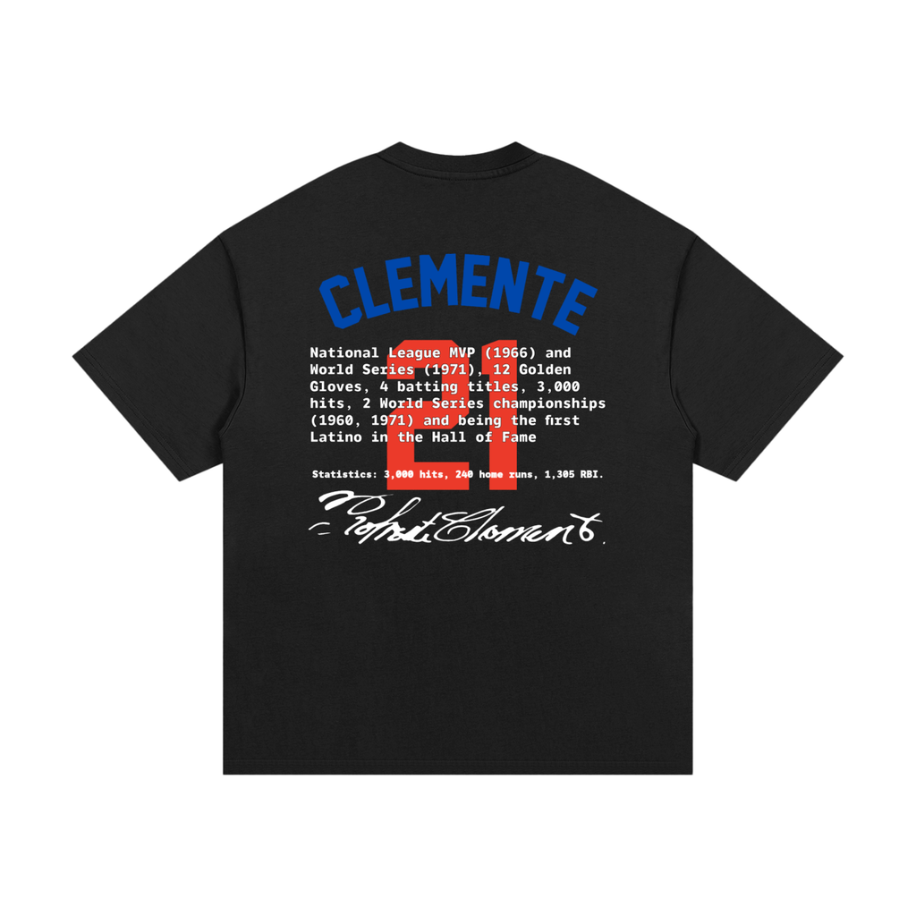 Roberto Clemente 330g Heavyweight Cotton T-Shirt