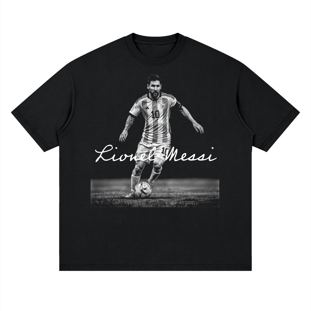Messi Streetwear Loose Drop Shoulder T-Shirt