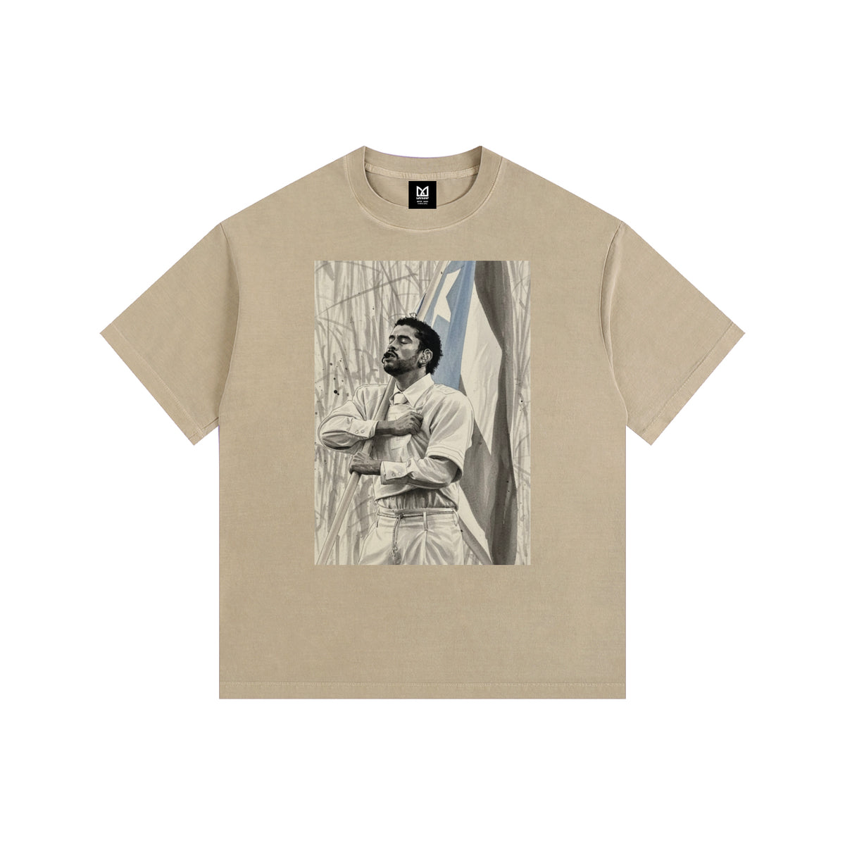 Bad Bunny Washed Oversized Cotton T-Shirt