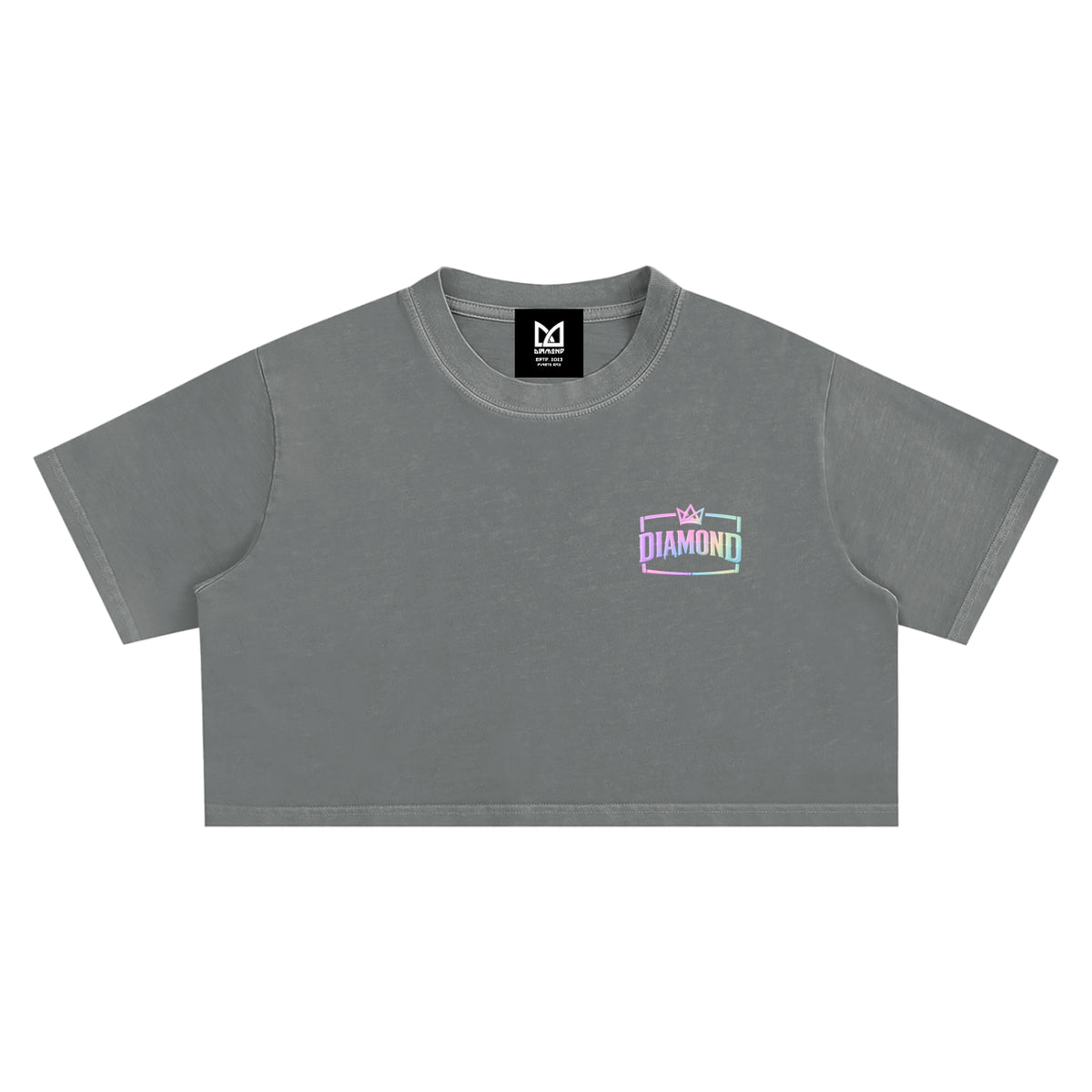 Graphic Washed Crop Top