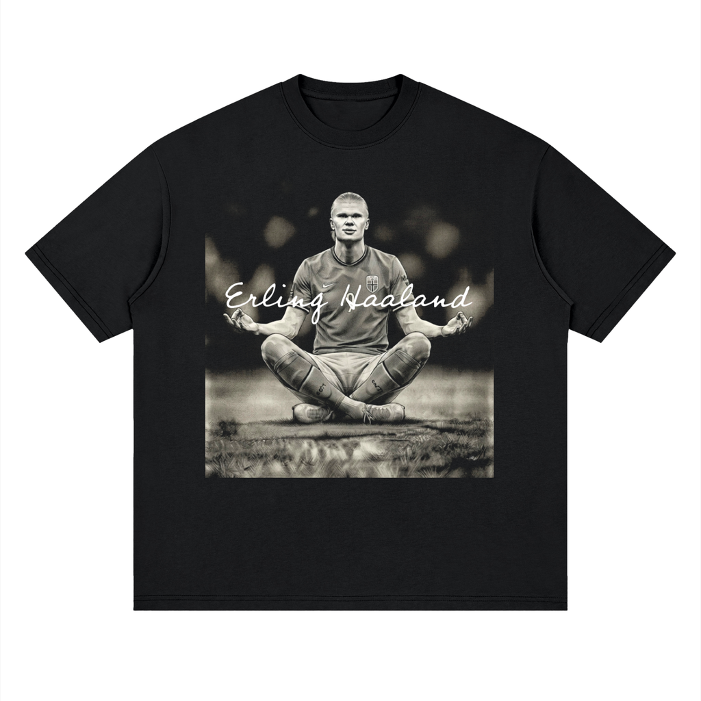 Haaland Streetwear Loose Drop Shoulder T-Shirt