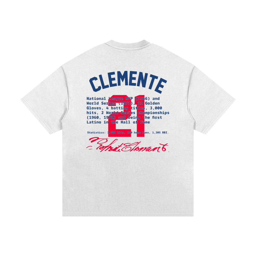 Roberto Clemente 330g Heavyweight Cotton T-Shirt